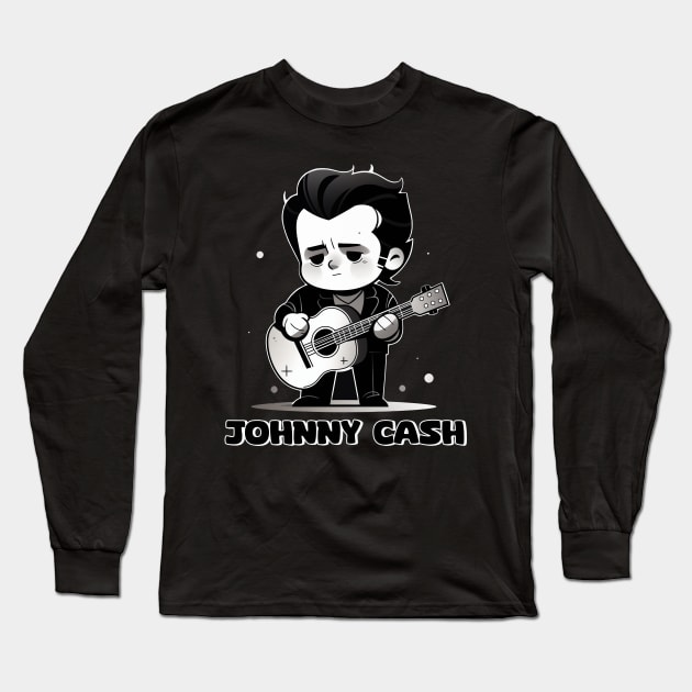Johnny Cash Long Sleeve T-Shirt by Oldies Goodies!